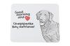 Chesapeake Bay Retriever, Chessie - Mouse Pad with Print, Personalized Dog-themed Mouse Pad, Unique Gadget for an Office Worker by Art-Dog Brand