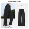 WEZHO Women's High-Waist UV Protection Wide-Leg Sport Pants