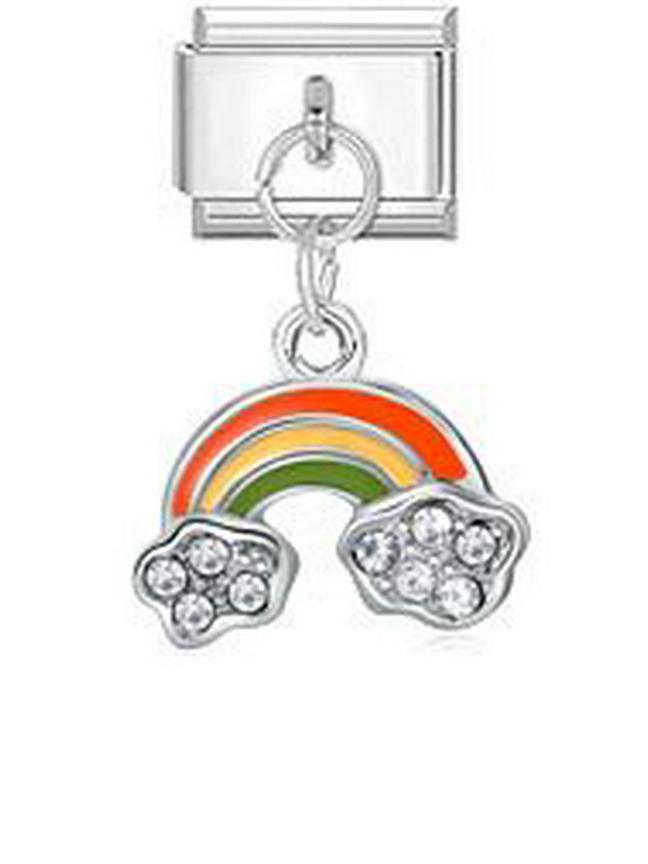 Italian Style DIY Bracelet Bangle with Pendant and Module Splicing Accessories