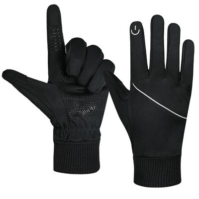 Guanti da Ciclismo Antivento Termici 3M Thinsulate Uomo Donna Guanti da Bici Outdoor Inverno Caldi Touchscreen Guanti da Moto