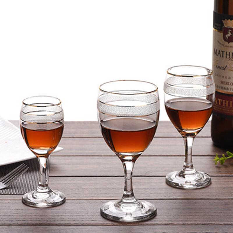 Shangqi R3102 Gold Rim Handmade Red Wine Glasses (Set of 2)