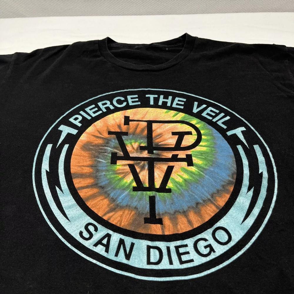 

Collection Pierce The Veil San Diego Tour Unisex Gift For Fan T shirt S5714 Unisex T-Shirt XL