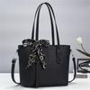 Crossbody Tote Bag Small Size Pu Shoulder Bag With Internal Compartments For Women