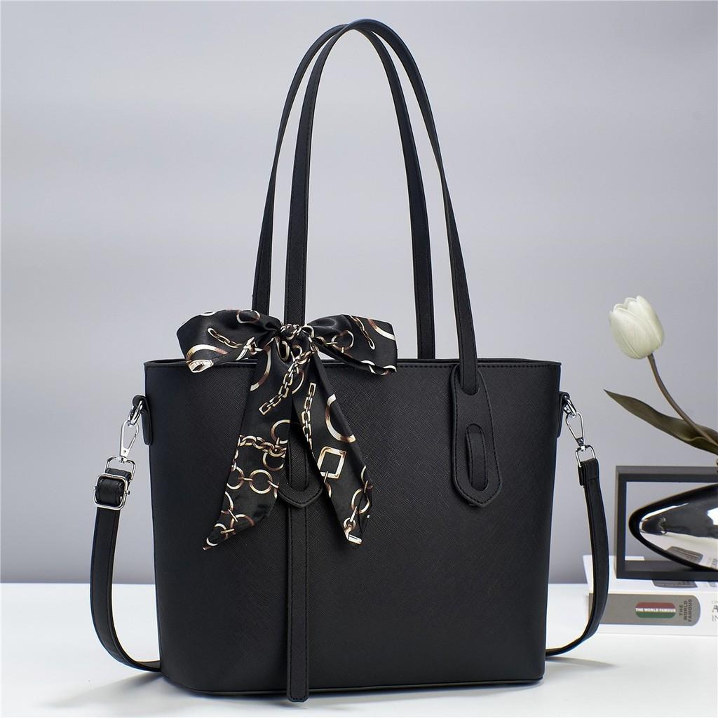 Crossbody Tote Bag Small Size Pu Shoulder Bag With Internal Compartments For Women