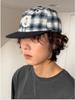 Olinkeompeulliteu C Logo Check Cap (Blue Check)