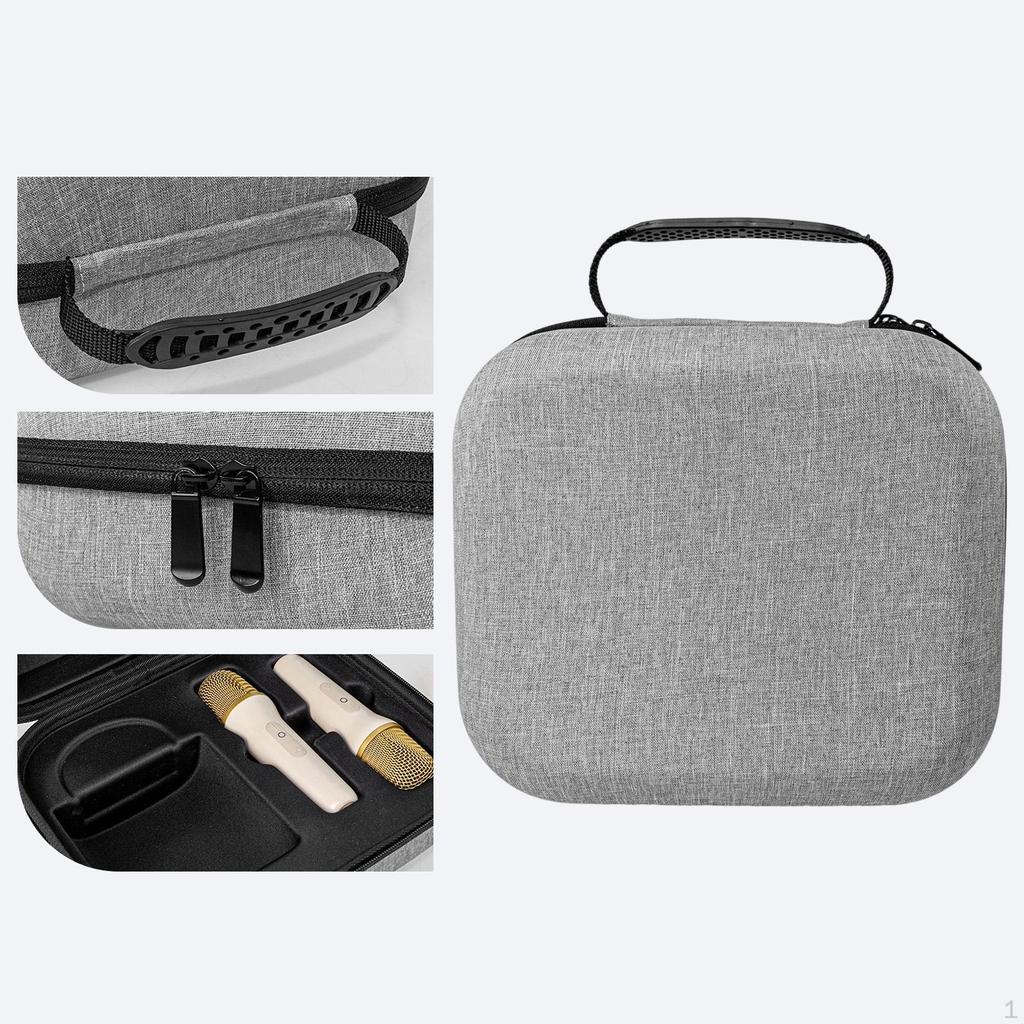 And Speaker Storage Case, Multi-Purpose Heavy Duty Carrying Case with Handle, Portable Travel