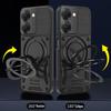 Solid Armor Shockproof Magnetic Case For Xiaomi Redmi 15C 15 A5 14C Note 14S 14 13 Pro Plus 5G Car Holder Ring Stent Phone Cover