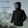 Jeanswest Unisex Water-Repellent Fleece Lined Hooded Soft Shell Jacket