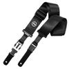 Amumu Nylon Seatbelt Guitar Strap with Clip and Zipper Buckle, Fits Acoustic, Electric, and Bass Guitars, Adjustable Length
