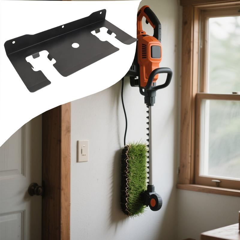 Lawn Tool Organizer Lawn Mower Storage Shelf Heavy Duty Rust-Proof Space-Saving Storage Shelf For Pruners Branch Shears