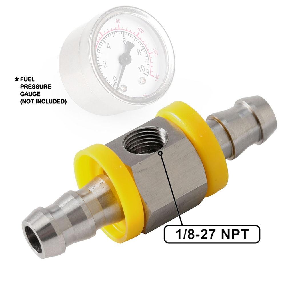 For Engine Performance Monitoring Fuel Pressure Gauge Secure Connection Accurate Measurement Reliable Performance