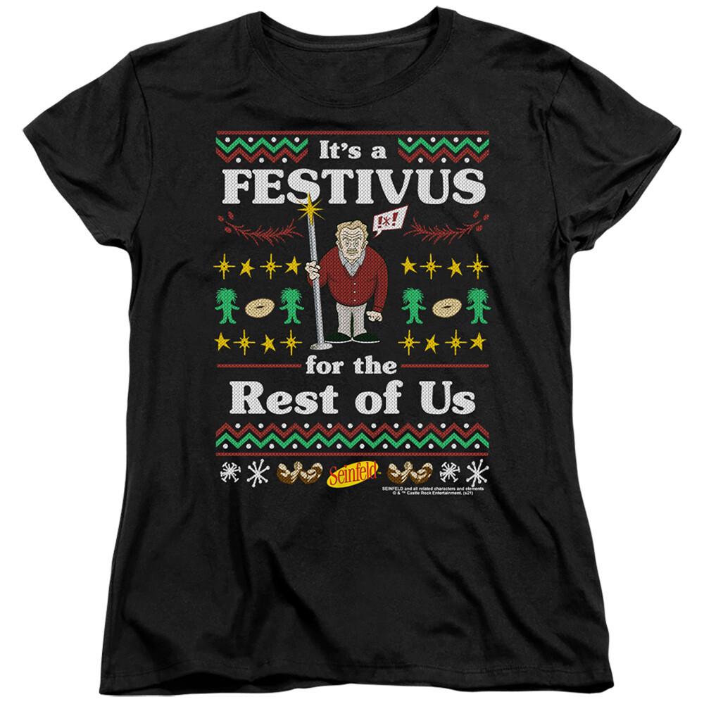Seinfeld  Festive Festivus  Women s T-Shirt Unisex T-Shirt XL