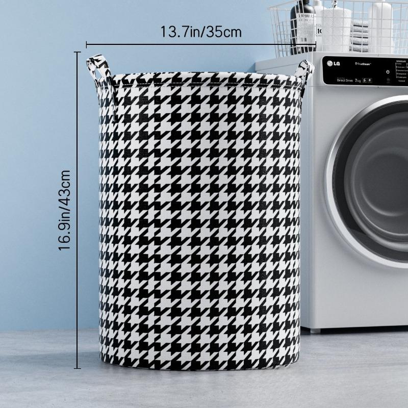 Foldable Laundry Hamper with Handles - Collapsible Storage Basket for Bathroom/Closet/Baby Room, Space-SavingDirty Clothes