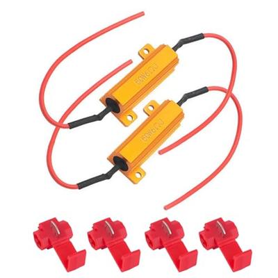 LKCCTK Hohe Fla-Vorbeugungswiderstand, LED-Blinkerwiderstand, Für 12 V, 50 W,