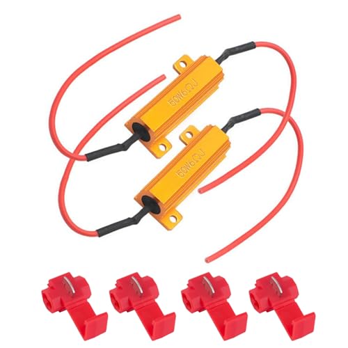 

LKCCTK Резистор для предотвращения частого мигания, Резистор для светодиодного указателя поворота, Для 12 В, 50 Вт,