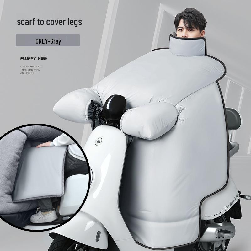 

Мужской зимний ветрозащитный и водонепроницаемый чехол для мотоцикла с флисовой подкладкой One-piece