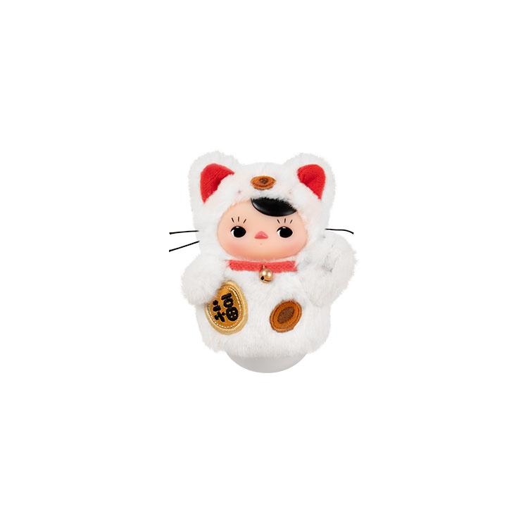 POP MART PUCKY Meowth Tumbler Collection Rubber Plush Blind Box Products, Single Blind Box
