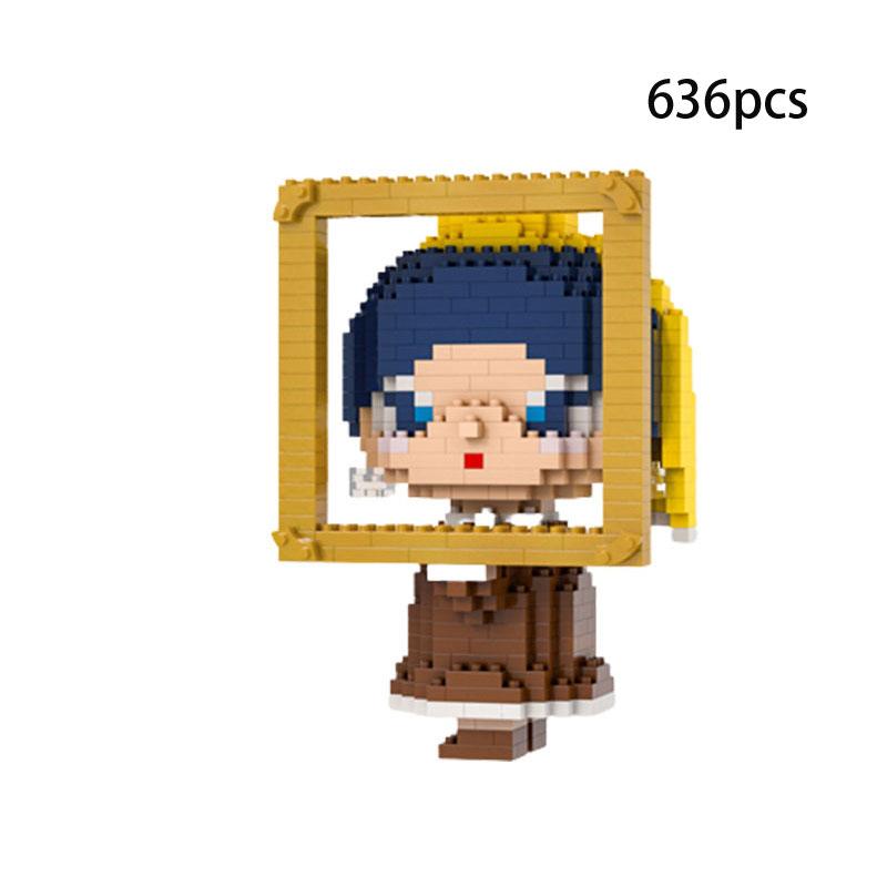 

Series Diy Artisan Micro Building Blocks For Intellectual Development Toy Gift Girl Self Portrait,636PCS
