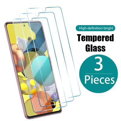 3PCS gehärtetes Glas auf Samsung Galaxy A10 A20 A30 A40 A50 A60 A70 A80 A90 Displayschutzglas für Samsung A14 A34 A54 5G Film
