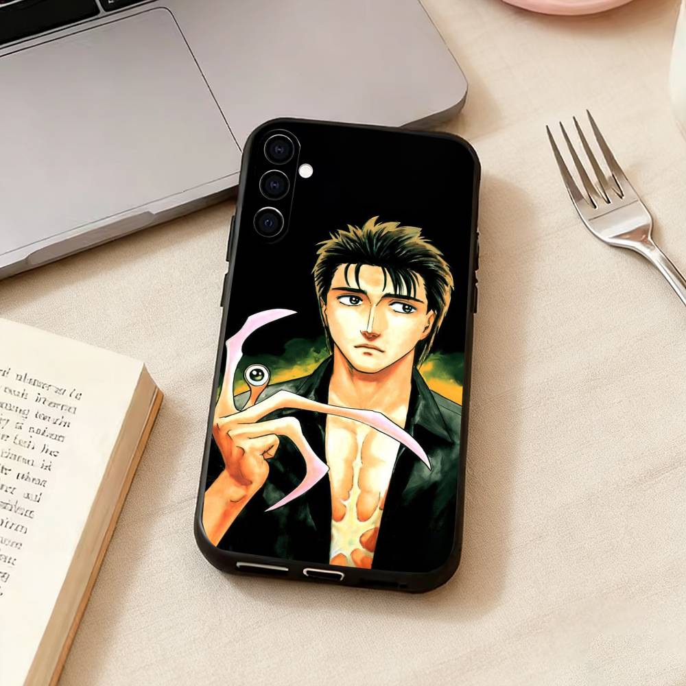 Anime p-Parasyte-e Phone Case Black Silicone Soft For Samsung Galaxy A73,A72,A71,A70,A53,A52,A51