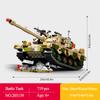 719pcs Battle Tank Building Blocks, Technical Tank Construction Assemblage Building Bricks, Kids Gifts, Boys Toys No Box