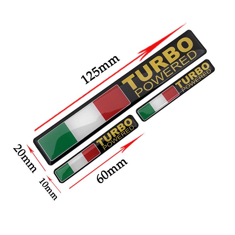 3D Refletive Italy Flag Car Emblem Badge Sticker Motorcycle Decals Fit for Aprilia RS4/RSV4/RS/APR150/SR,Tuono V4,Ducati Waterproof Epoxy Resin Decal