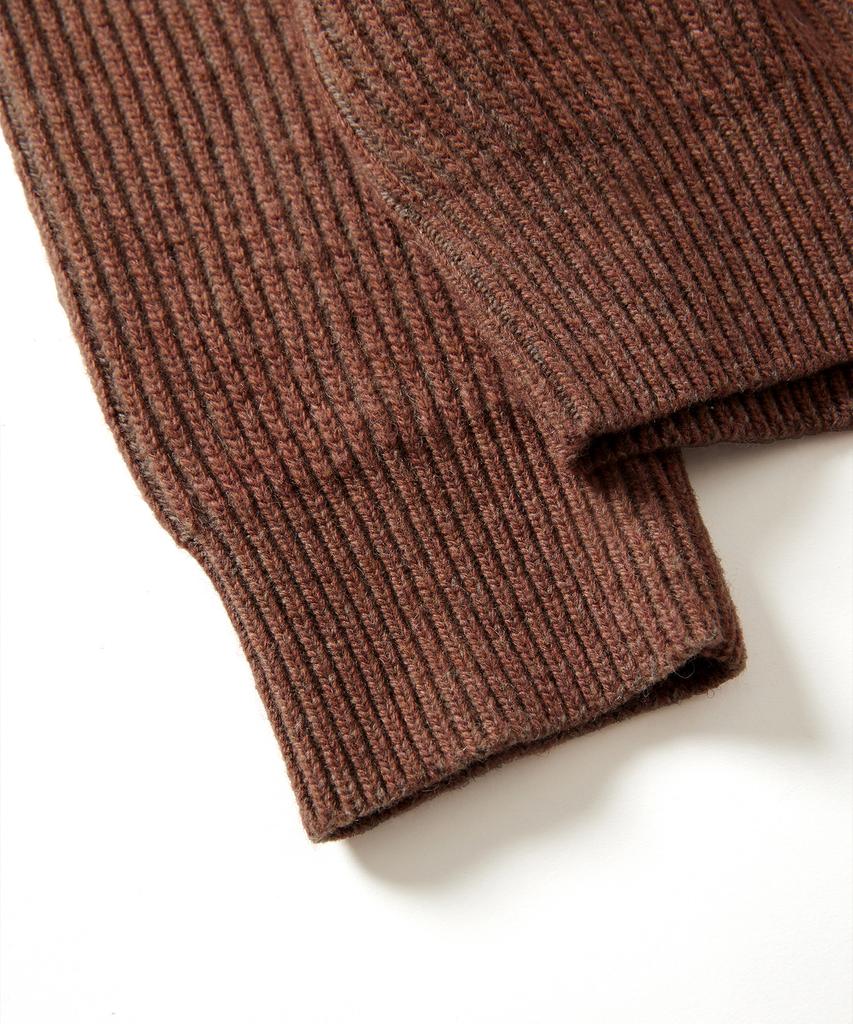 ESFAI 2 Tone Crew Neck Knit (Brick)