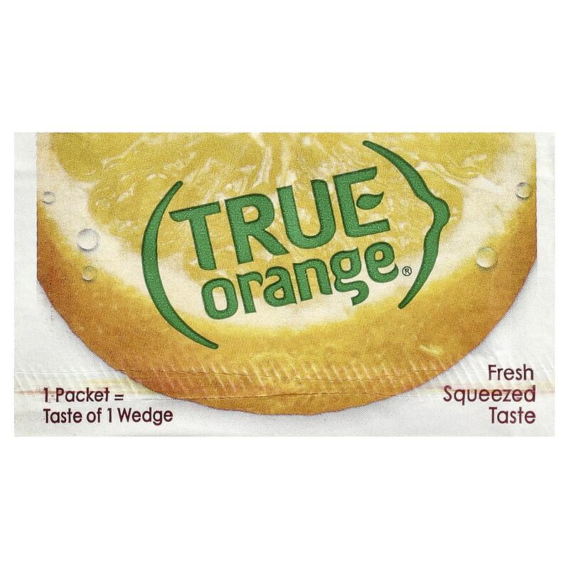 True Orange®, Crystallized Orange, 32 Packets, 0.90 Oz (25.6 G)