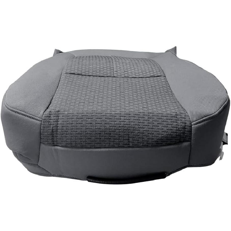 Driver Bottom Cloth Seat Cover Gray 2011-2016 for Ford F250 F350 F450 F550 XLT 6.2L 6.7L 6.8L