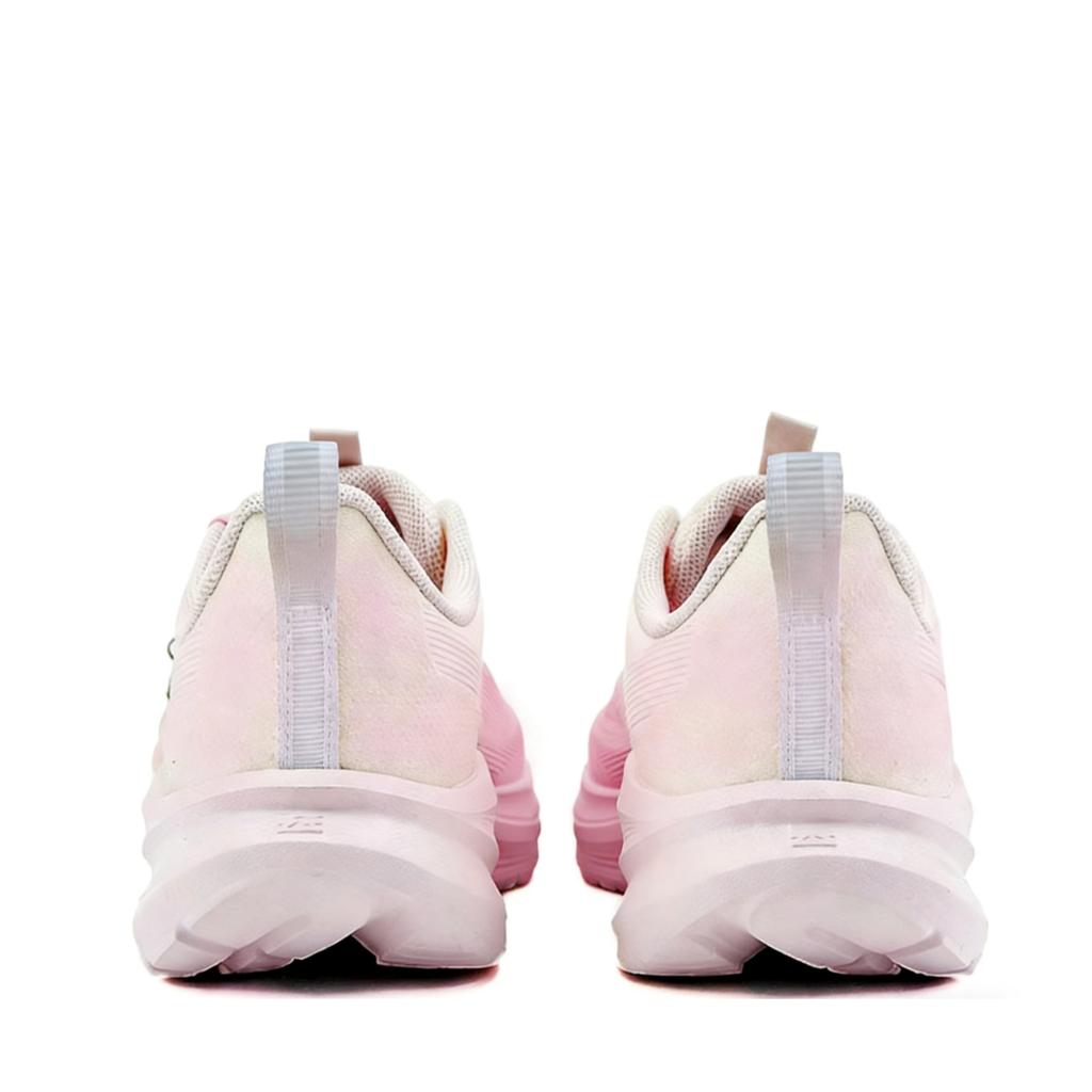 Li Ning Brisa Ligera Caña Baja Casual Prueba de Aptitud Física Examen Físico Zapatillas para Correr Mujer Rosa ARSV108-3(1)