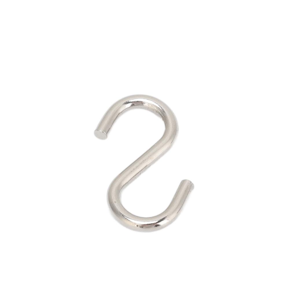 10Pcs S Shaped Hooks Strong Thickened Metal S Shaped Widely Used Small S Hooks for Clothes Bags Utensils