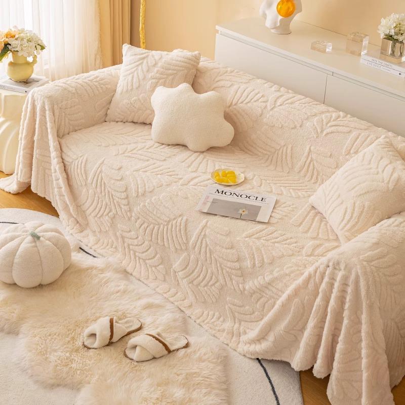 Sofa towel winter blanket 2025 new sofa cover cover sofa cushion cloth universal blanket cover