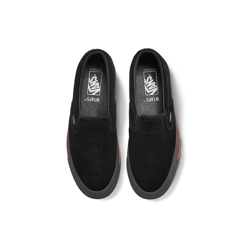 Vans Wtaps X Og Classic Slip On Lx 'Black Red' Vans VN0A45JK20E