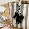 Cute Horse Keychain for Backpacks, 3 Inch Horse Plush Keychain Purse Charms for Girls Year of the Horse Plush Keyring Ornaments