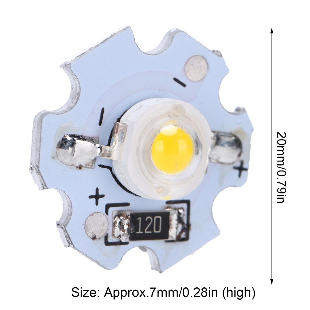 25pcs Replace 0.5W LED Lamp Beads 5V Aluminum LED Chip Bulb SMD LED Chip Stage Light