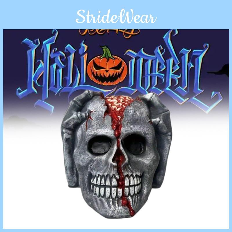 Modern Minimalist Skull Tabletop Ornament For Halloween And Christmas Decor