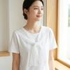 Breathable Thin Lace Shawl Lightweight Waistband Neck Guard Blouse Pastoral Style Countryside Style Embroidered Shoulder Scarf