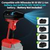 Mini Jet Blower Portable Violent Turbo Fan for Milwaukee 18V M18 Battery, 4-Speed Wireless High Speed Handheld Fan, for Computer Key Board
