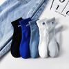 5/10 Pairs of Men's Socks Spring and Summer Thin Boat Socks Low Top Shallow Mouth Socks