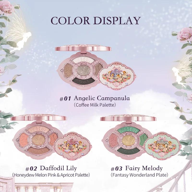 Flower Knows Midsummer Fairytales Collection Embossed Five-Color Makeup Palette