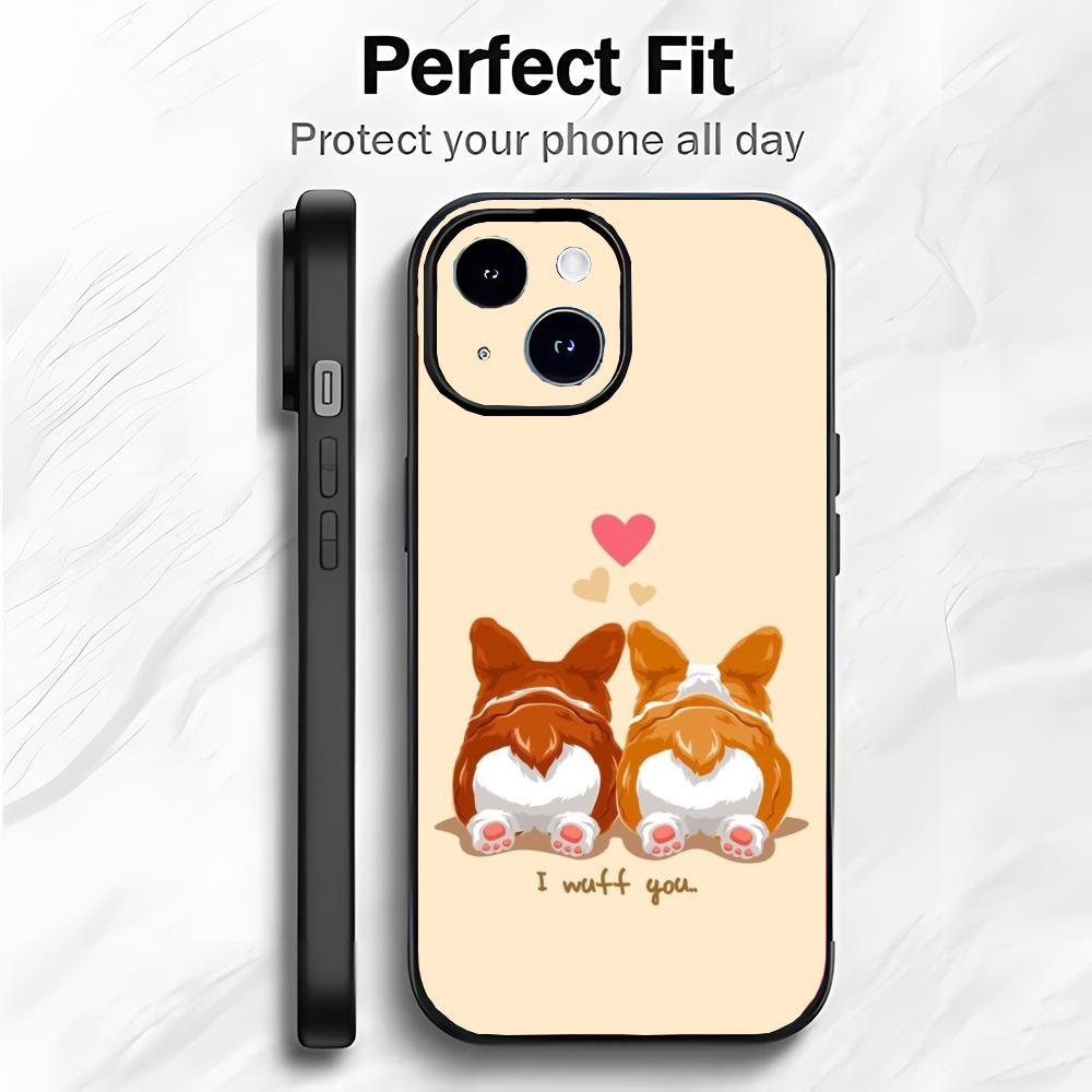 Cute and funny corgi dog Phone Case Phone Case Soft Packaging Lightweight For iPhone17 16 15 14 13ProMax