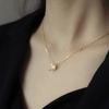 Planet Pendant Necklace Minimalist Jewelry with Adjustable Chain for Daily Wear and Gift