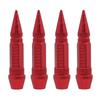 4Pcs Bullet Valve Caps Car Motorcycle Wheel Tire Valve Caps Dustproof Cover 45/60mm Spiked Valve Caps Auto Exterior Amagi