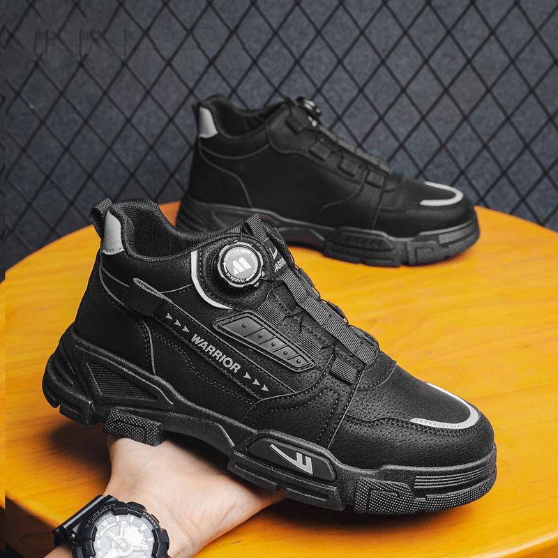 Men's shoes Martin boots summer new high-top outdoor tooling shoes hiking shoes men's sports boots