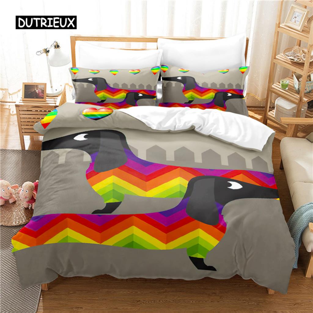 Cartoon Animals Bedding Set Duvet Cover Set 3d Bedding Digital Printing Bed Linen Queen Size Bedding Set Fashion Design