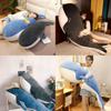 Giant Whale Plush Toy Pillow Soft And Squishy Ocean Animal Stuffed Doll For Kids Handcrafted With Care