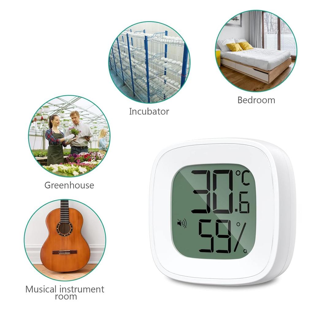 JJ JULIE JAPAN Smart Graph Smart Data Alert CSV Data Temperature Requires 1 AAA WS08D Thermometer, High-Precision Display, Sensor, Logger, Function,