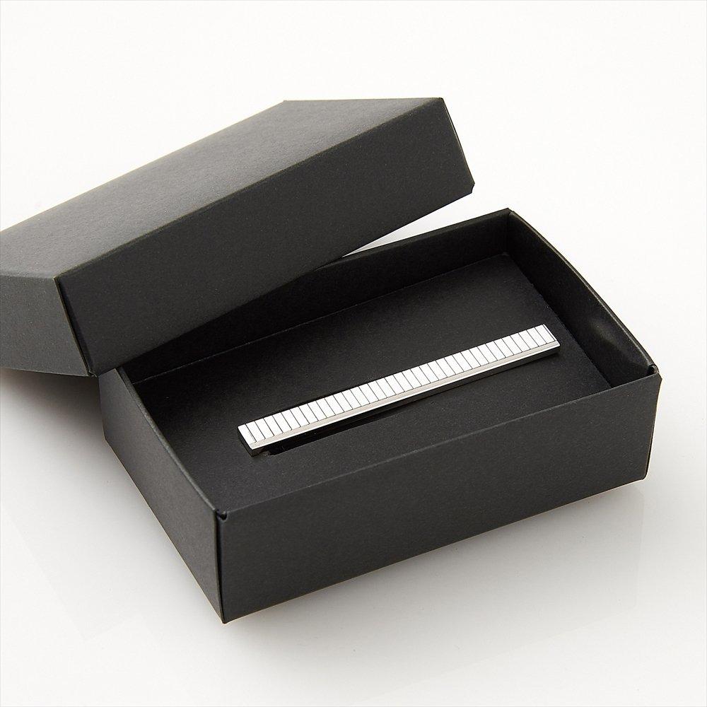 Tie Tie Tie Necktie Pin Silver Made In Japan [Ozie] Men's Bar, Clip, Pin, - -