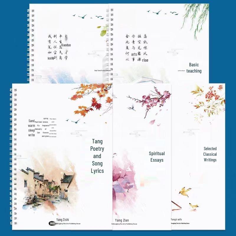 Adult Calligraphy Practice Sheets: Grooved Semi-Cursive & Regular Script for Junior & High School, Men & Women Beginners