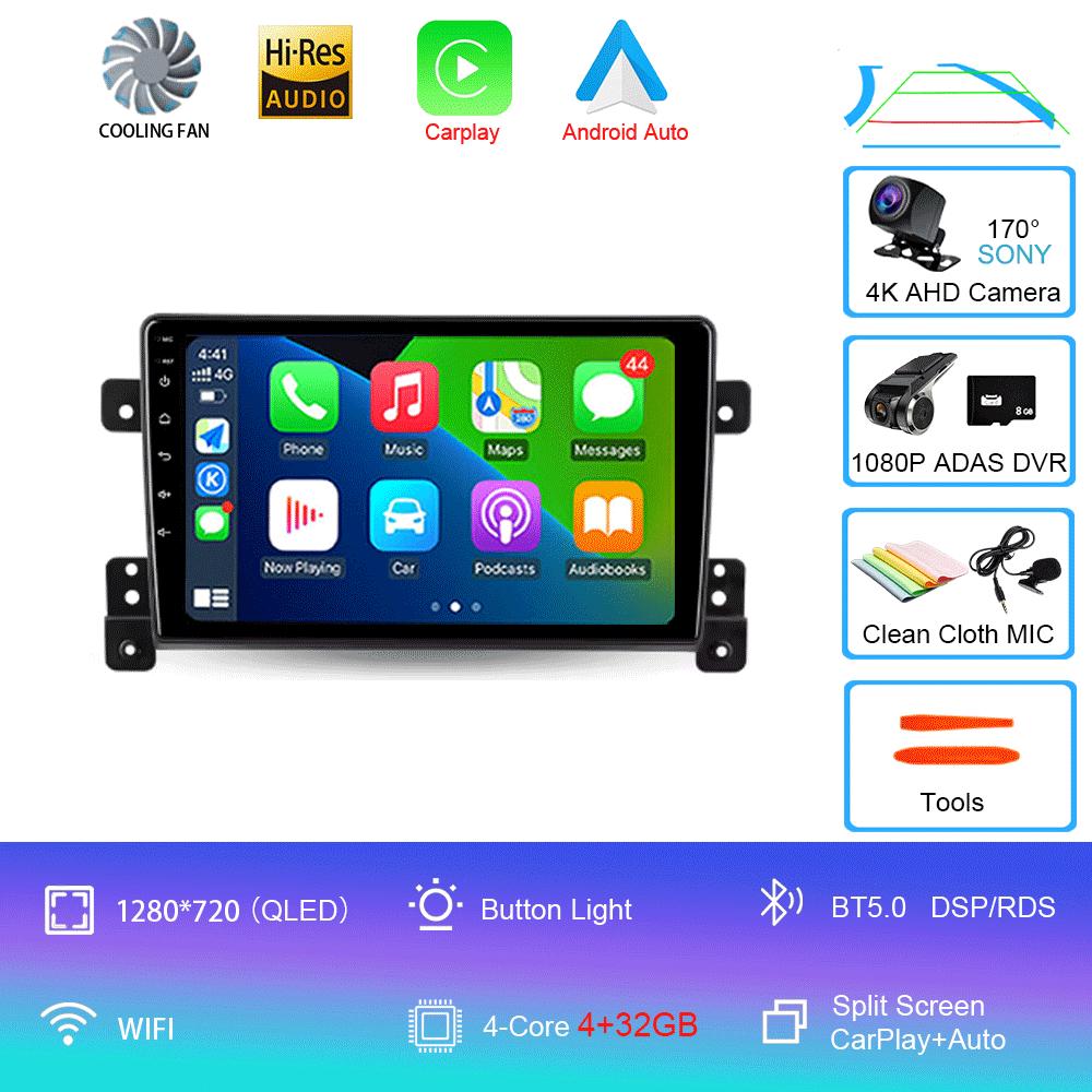 Android 14 For Suzuki Grand Vitara 3 2005 - 2015 Car Radio Multimedia Video Player Navigation Stereo GPS No 2din 2 Din Dvd